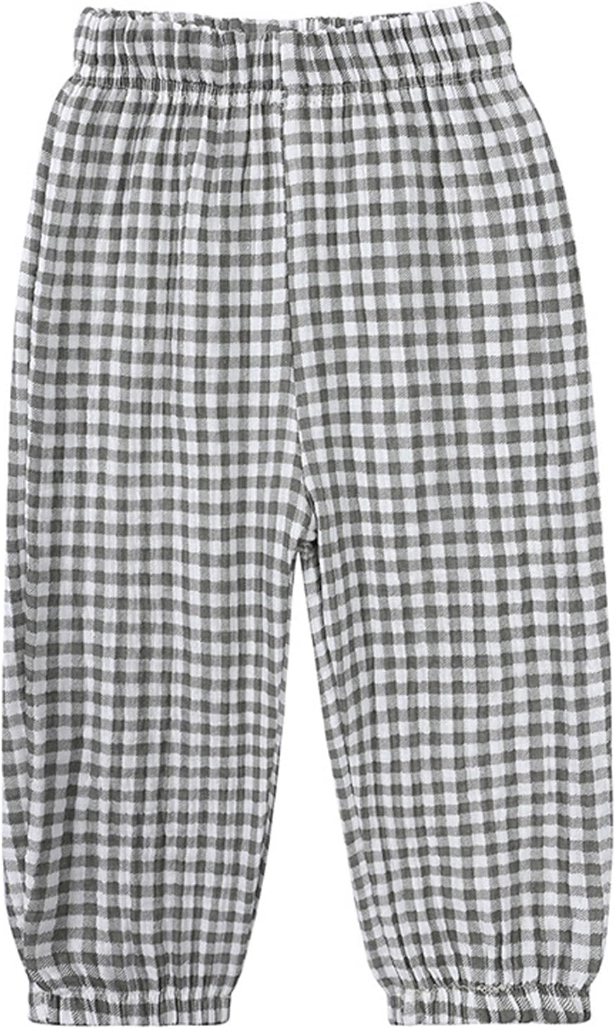 Adjustable Elastic waistband Pjs Casual Luxury Cotton Linen Trousers for Kids