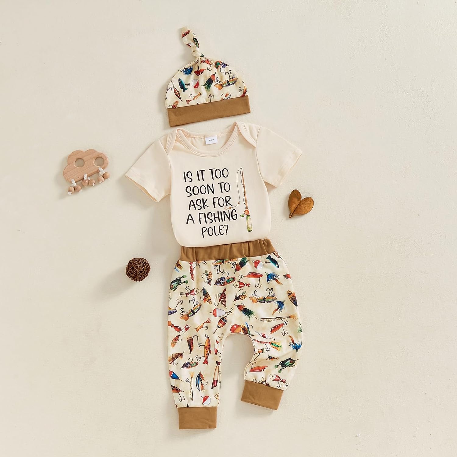 Amnnchya 10-in-1 Newborn Baby Boy Romper Set
