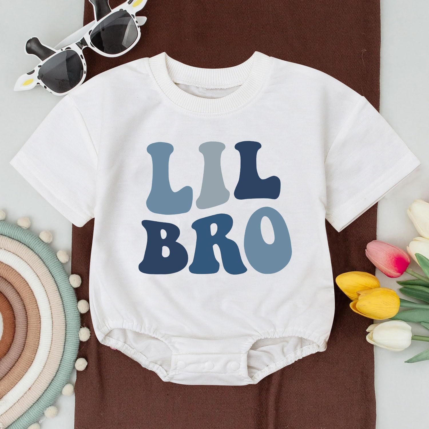 Premium Comfort Style Baby Boy Romper Set for New Little Brothers