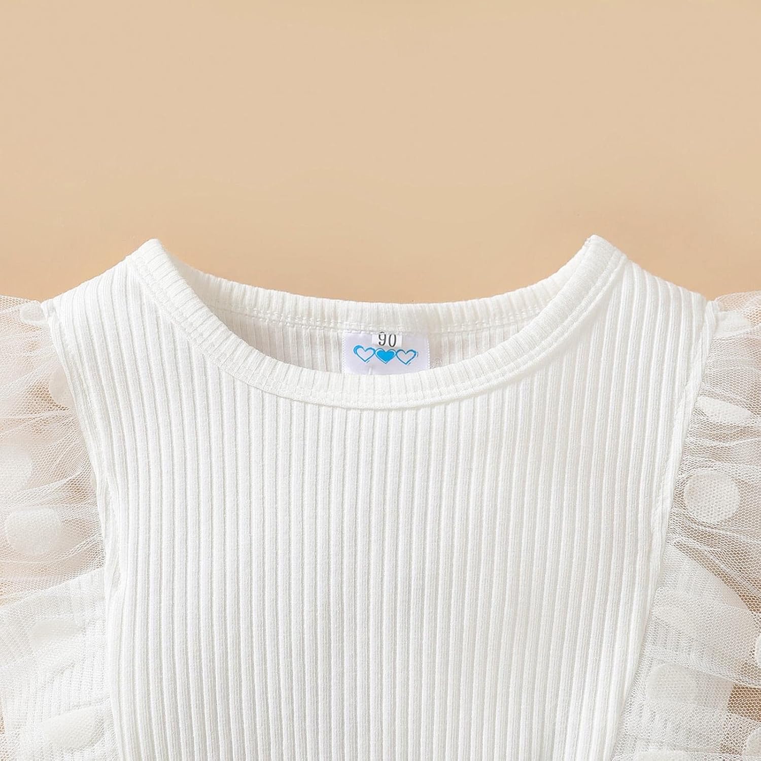 Comfortable mesh winter suit for baby girl