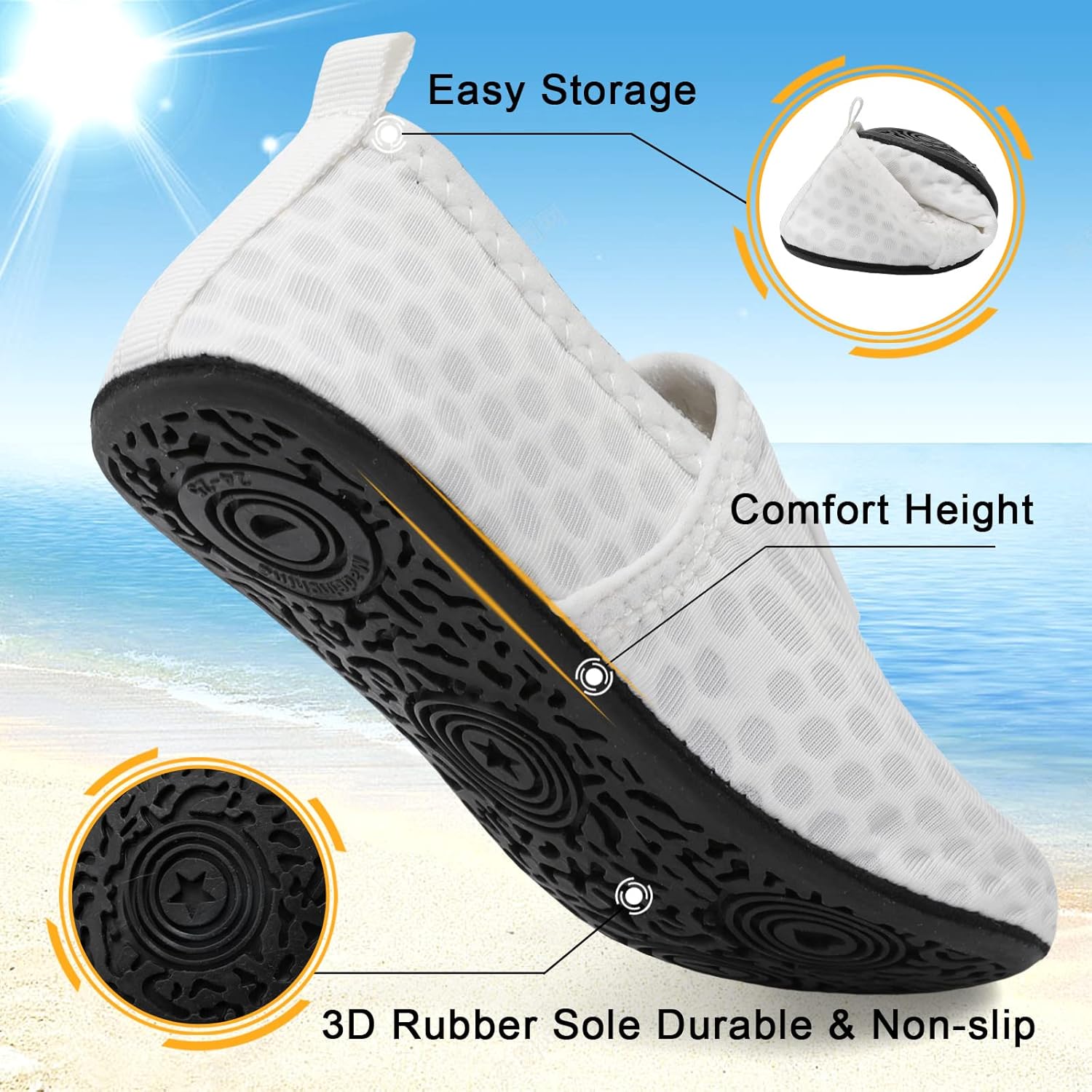 Lefflow toddler quick dry slip on water shoes