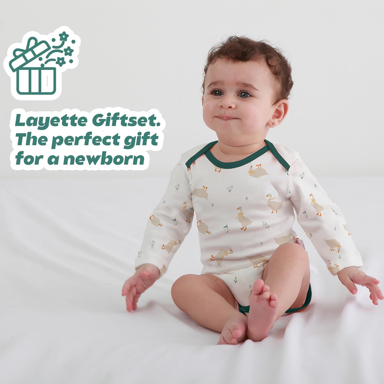 DYSET Lat Lee Town Unisex Romper Set for Baby