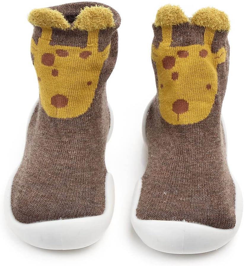 HOWELL Baby Unisex Anti-Skid Cartoon Animal Slippers