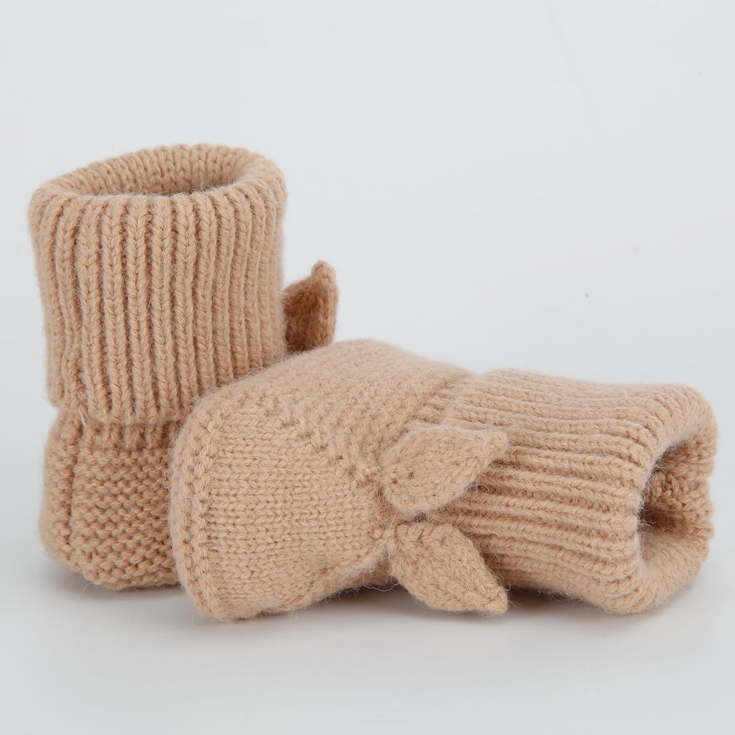 Loyfoky Baby Booties Newborn First Walkers Knit Boots Warm Crib Socks