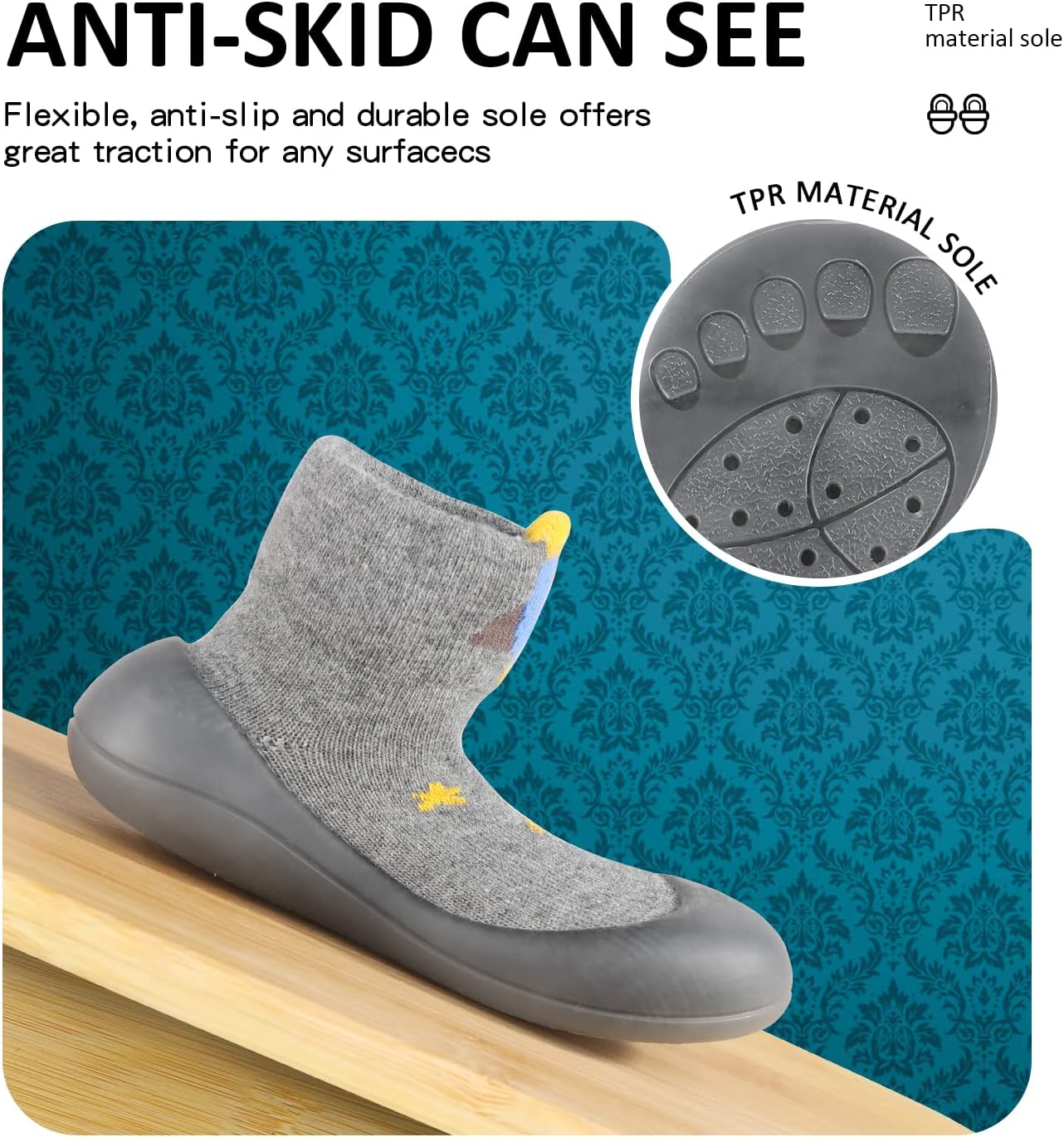 Perfect Soft Non-Slip Slipper for Toddlers SEBELLST