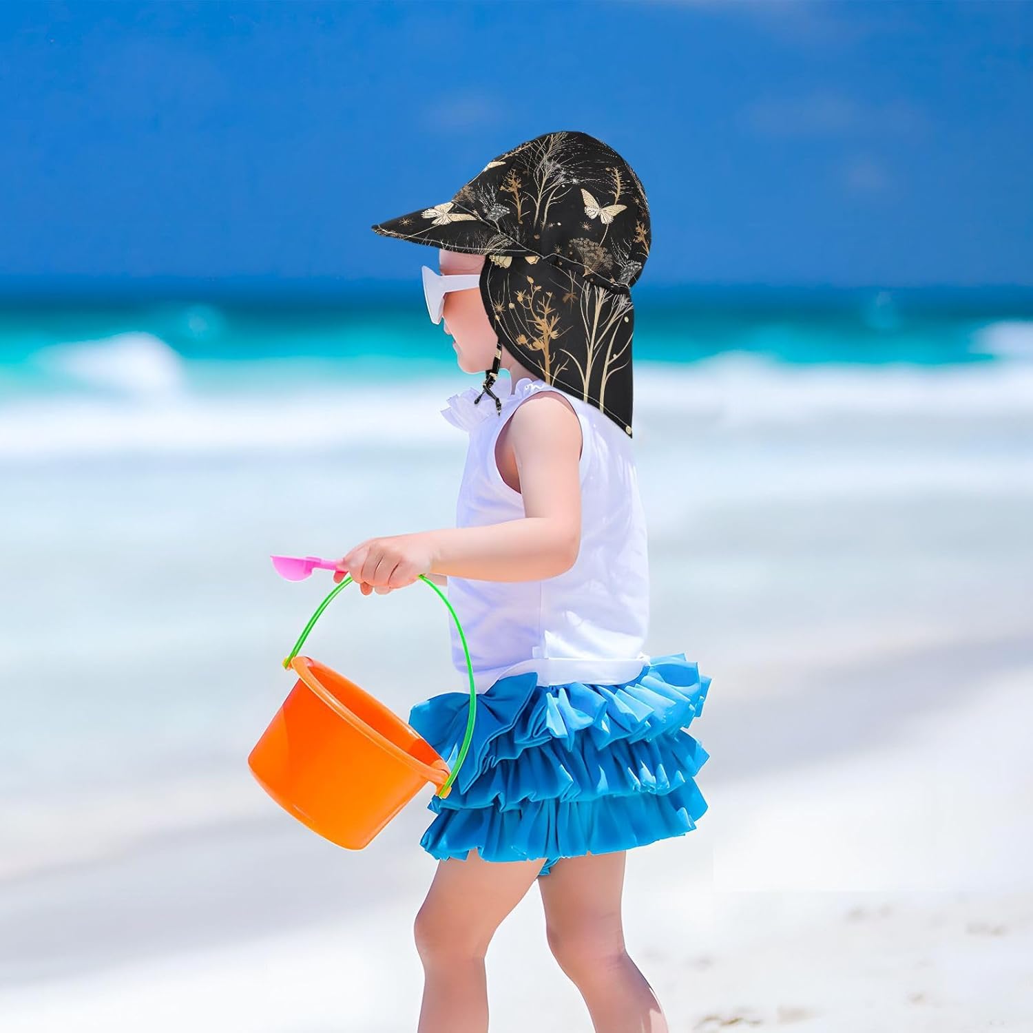 Adjustable Baby Sun Hat with UPF 50