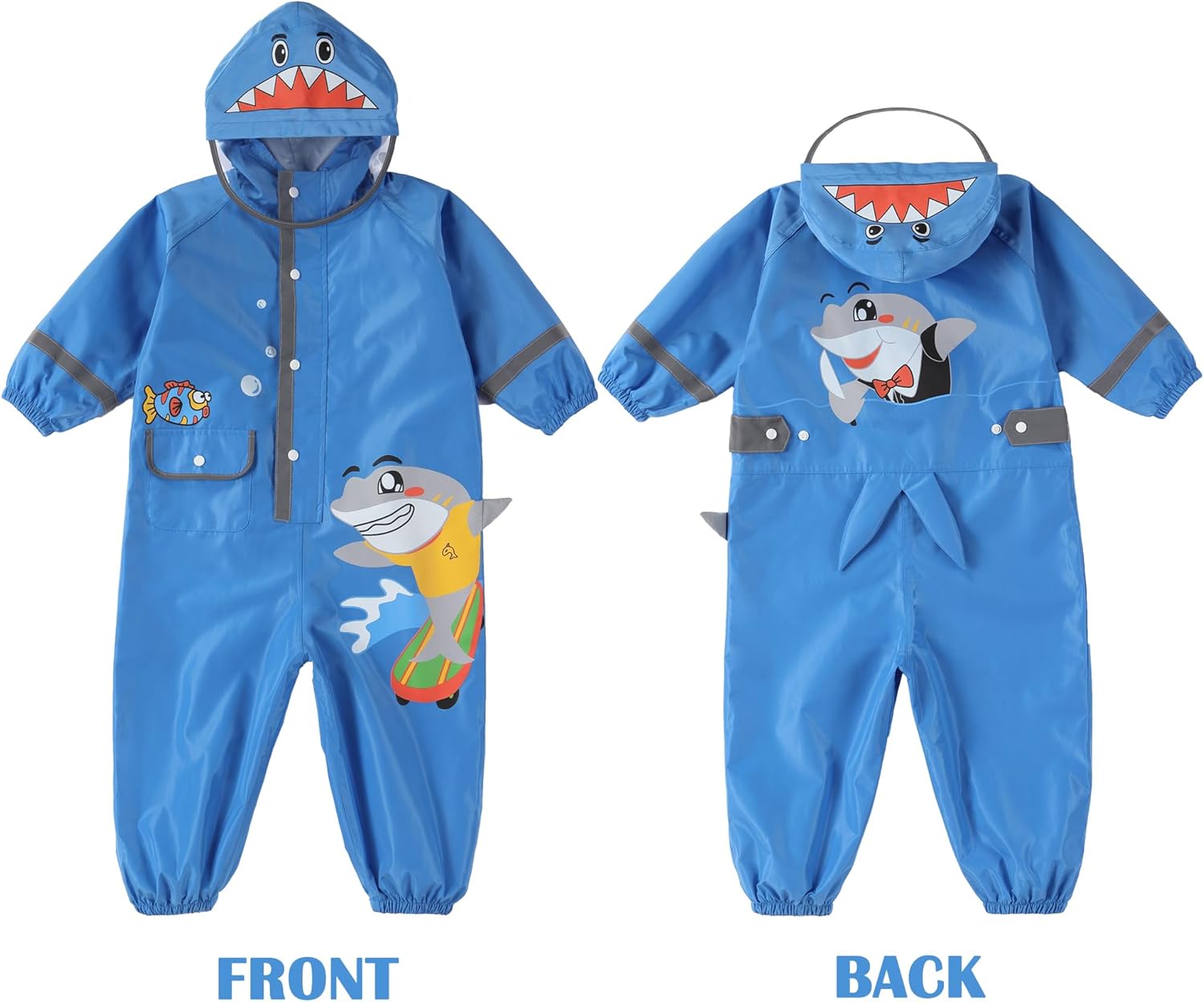 Fewlby Cute Toddler Rain Jacket