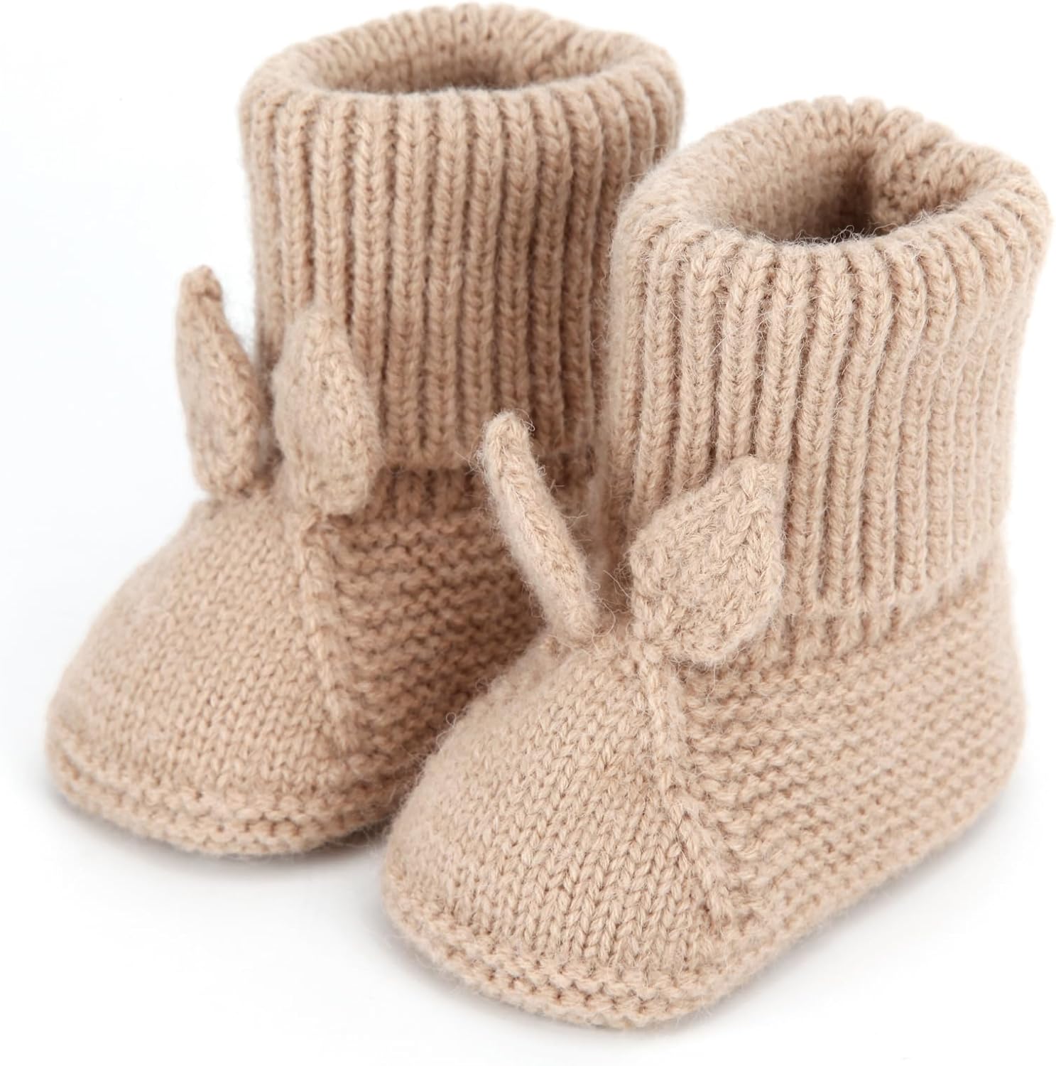 Loyfoky Baby Booties Newborn First Walkers Knit Boots Warm Crib Socks