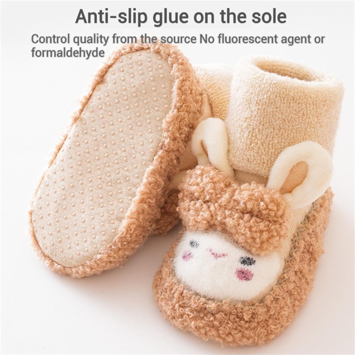 Baby Sock Shoes Non-Slip Slippers for Toddlers