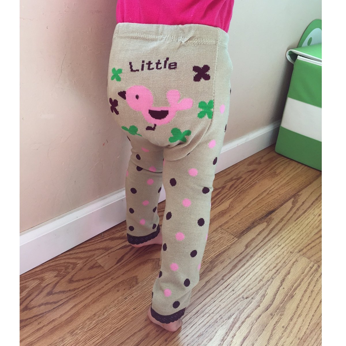 Wrapables Baby Toddler Leggings 123 Elephant - 6 to 12 Months