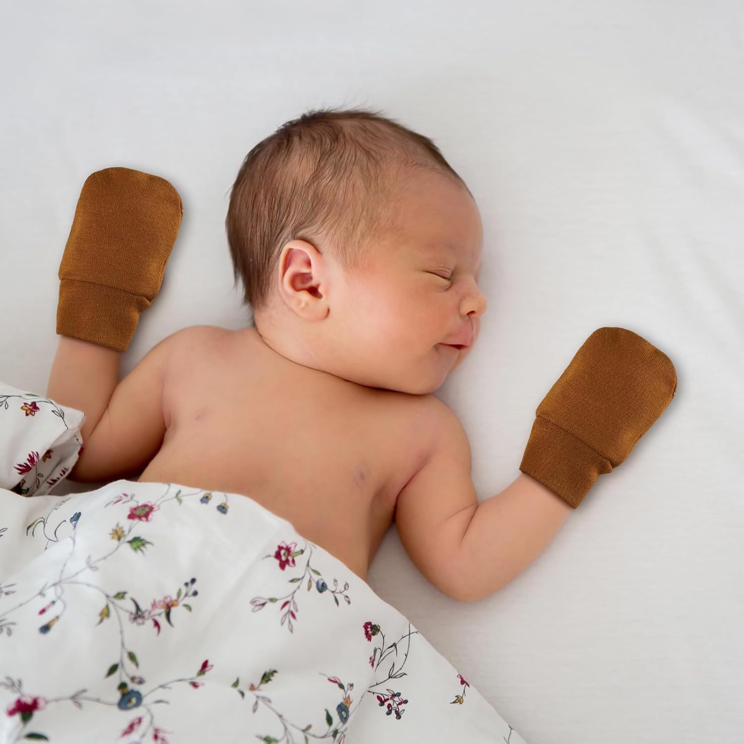 Perfect for growing soft no-scratch baby mittens