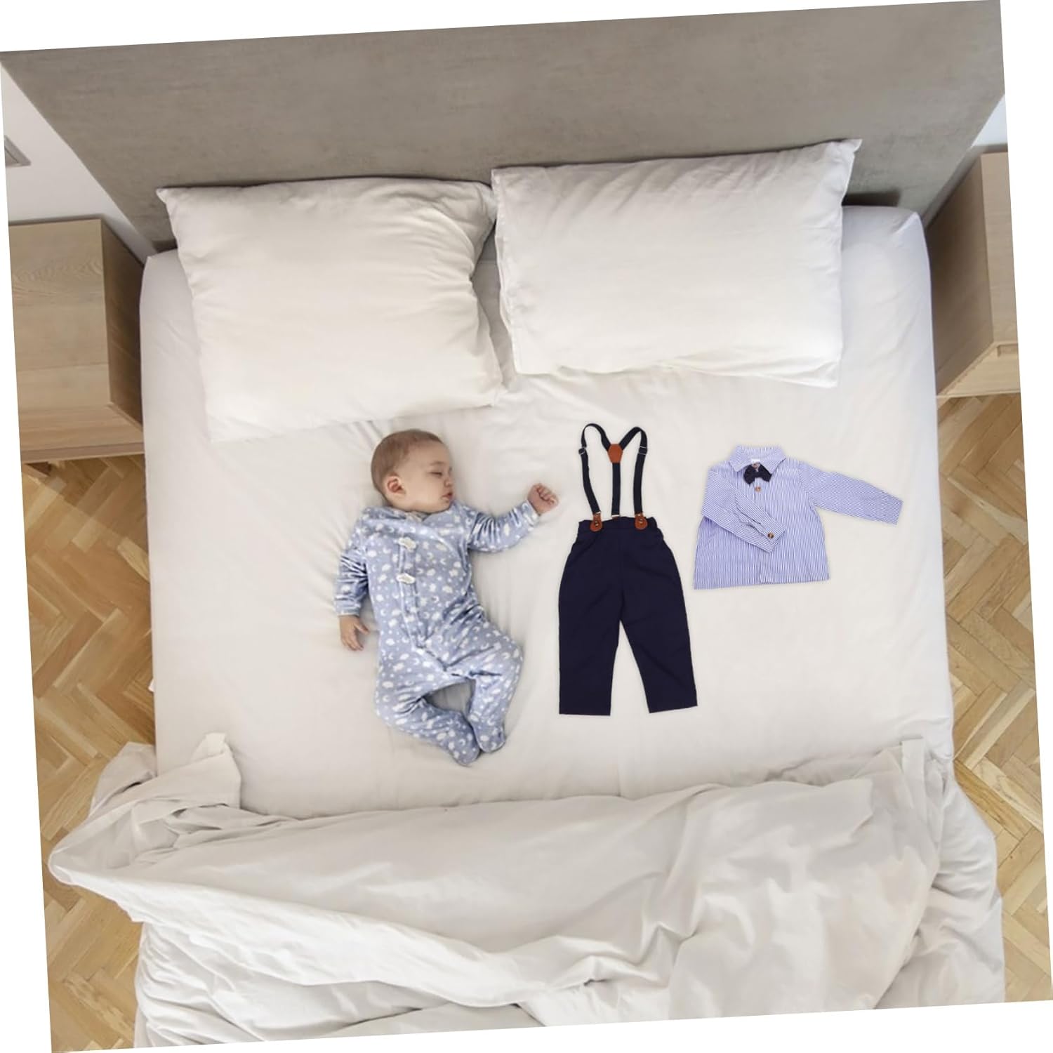 Beavorty Boys Long Sleeve Outfit for Autumn and Spring