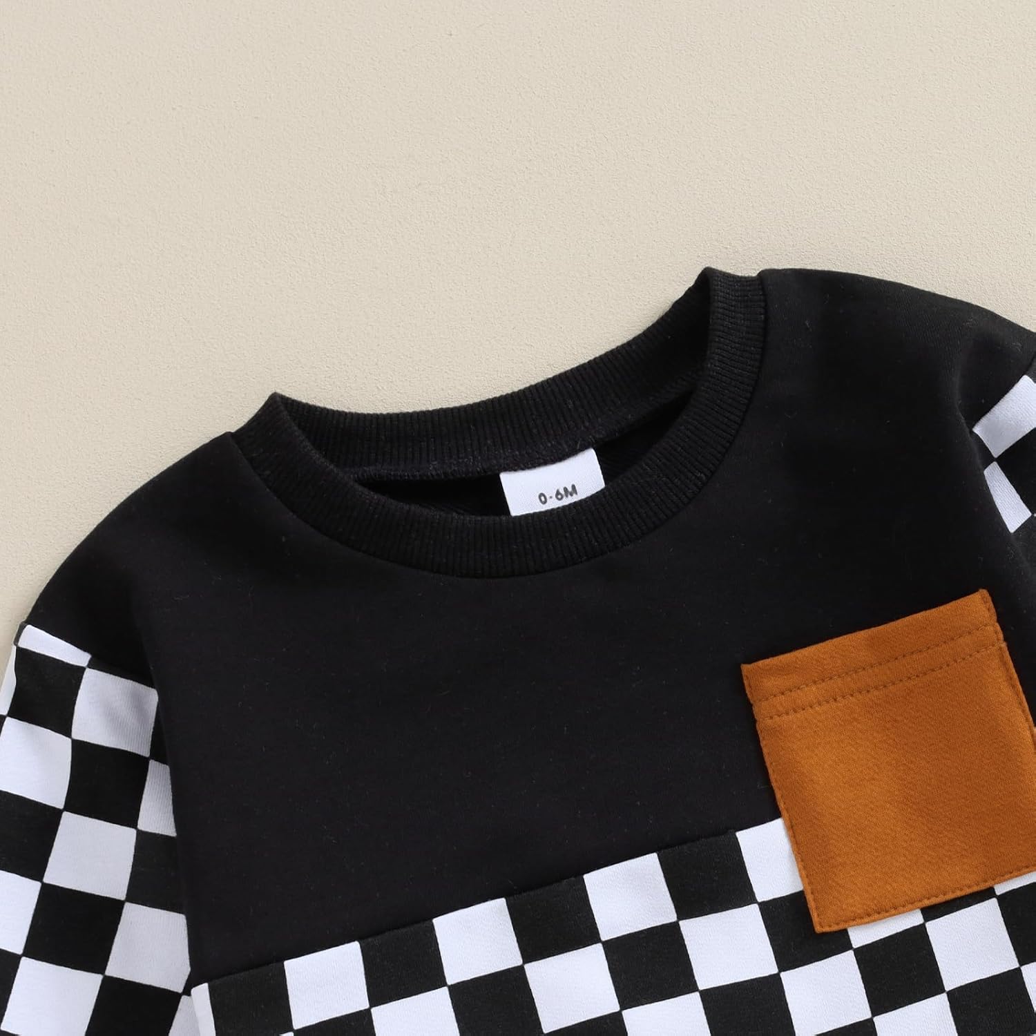 Adorable Toddler Clothing Set Checkered Overalls for Winter Fall