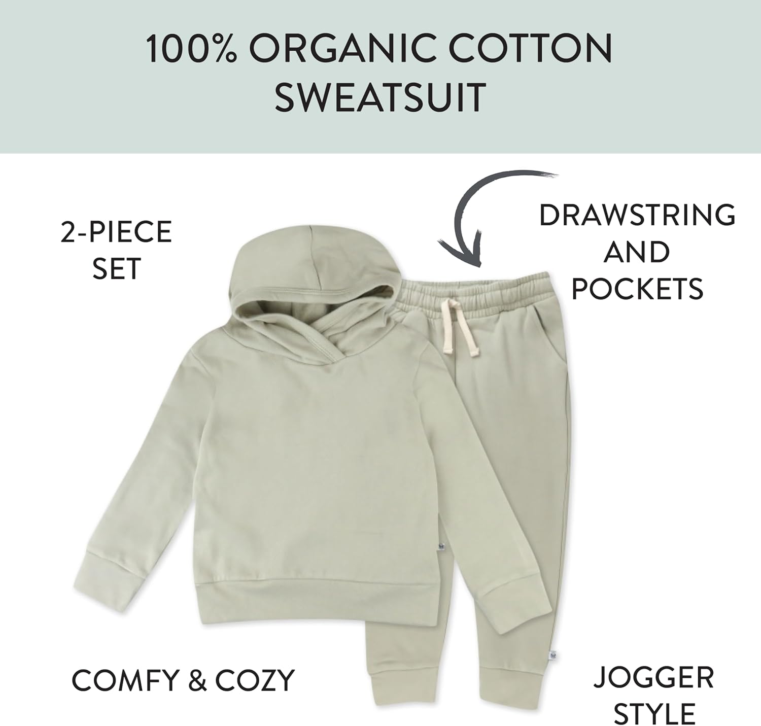 Honest Baby Boys Girls Multipack Puli Hoodie Set - 100 Organic Cotton Soft Durable
