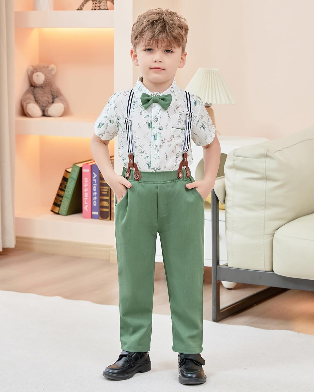 Sanmio Toddler Baby Boy Gentleman Formal Outfit 1-5 Years