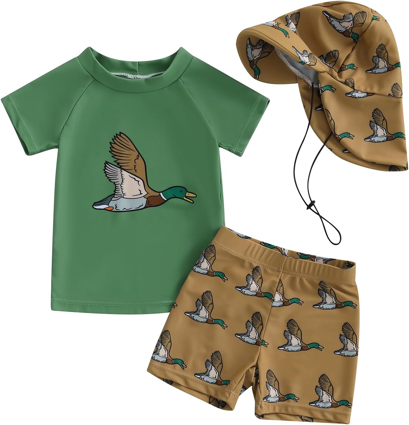 Sprifallbaby Toddler Boy RashGuard Swim Set