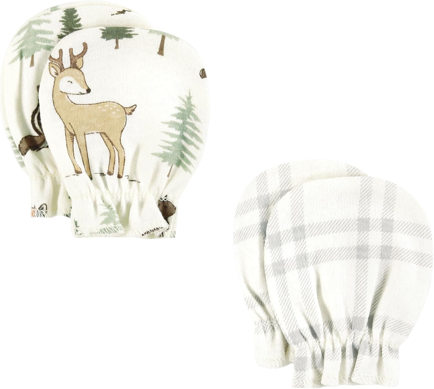 Hudson Baby Unisex Cotton Scratch Mittens