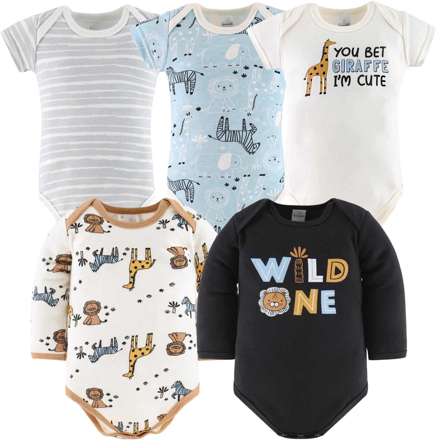 The Peanutshell Safari Layette Gift Set - 30 Piece Newborn to 9 Months