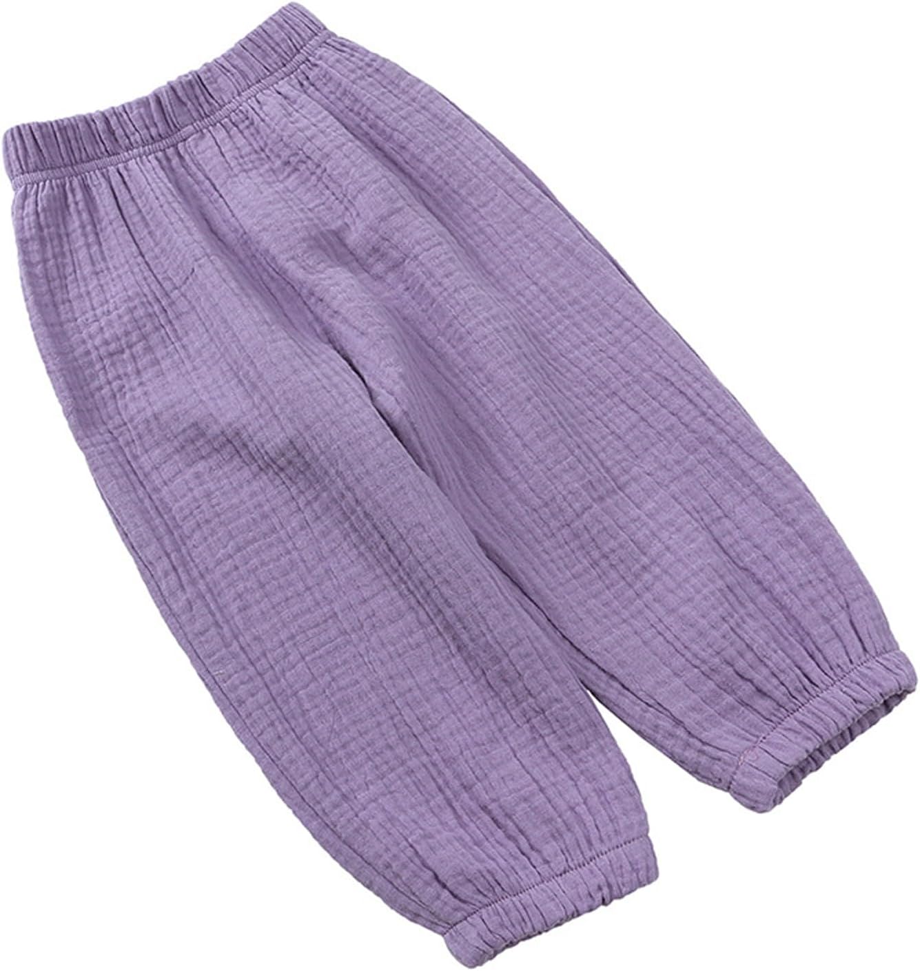 EISHOW Toddler Cotton Linen Harem Pants