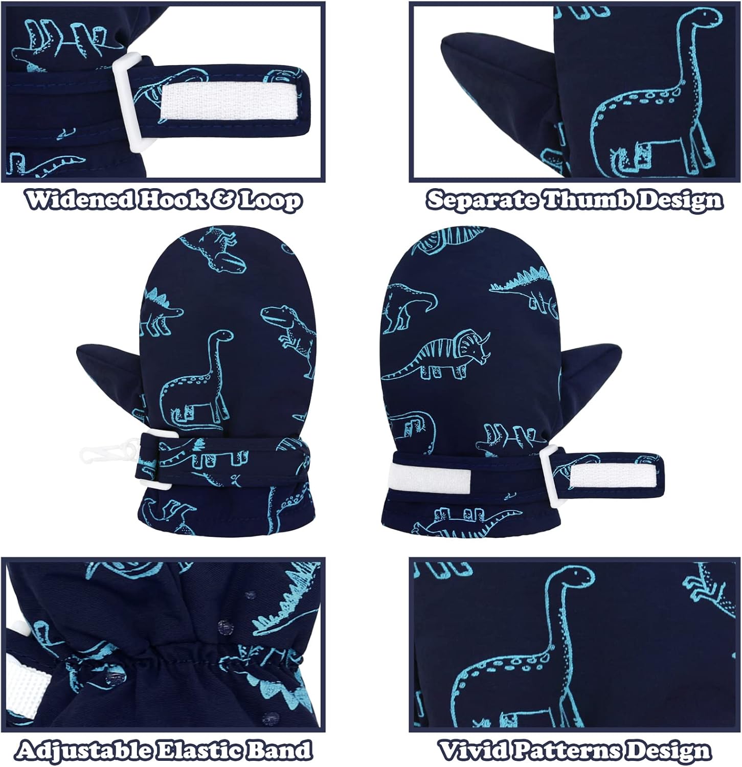 Stay warm in Sarfel waterproof gloves for toddlers