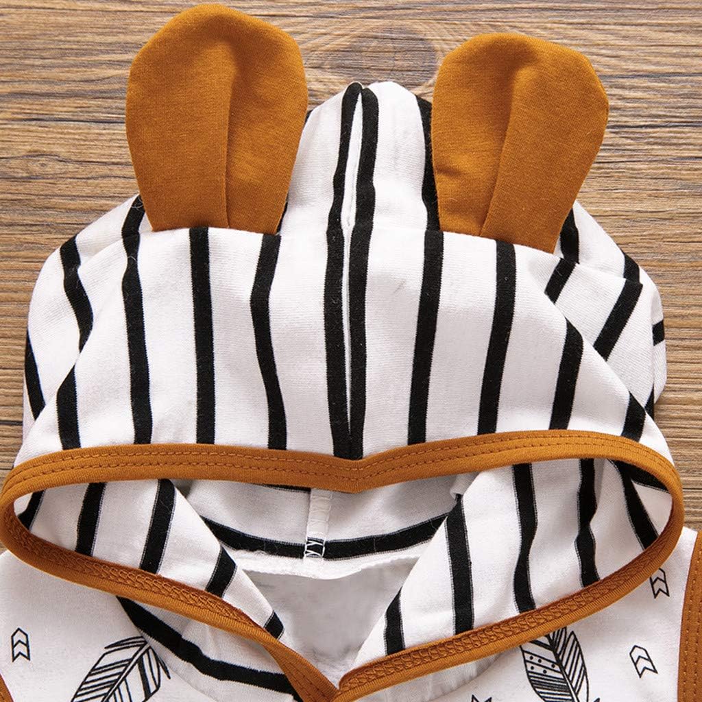 Boys Girls Summer Hedgehog Vest Striped Pants Set