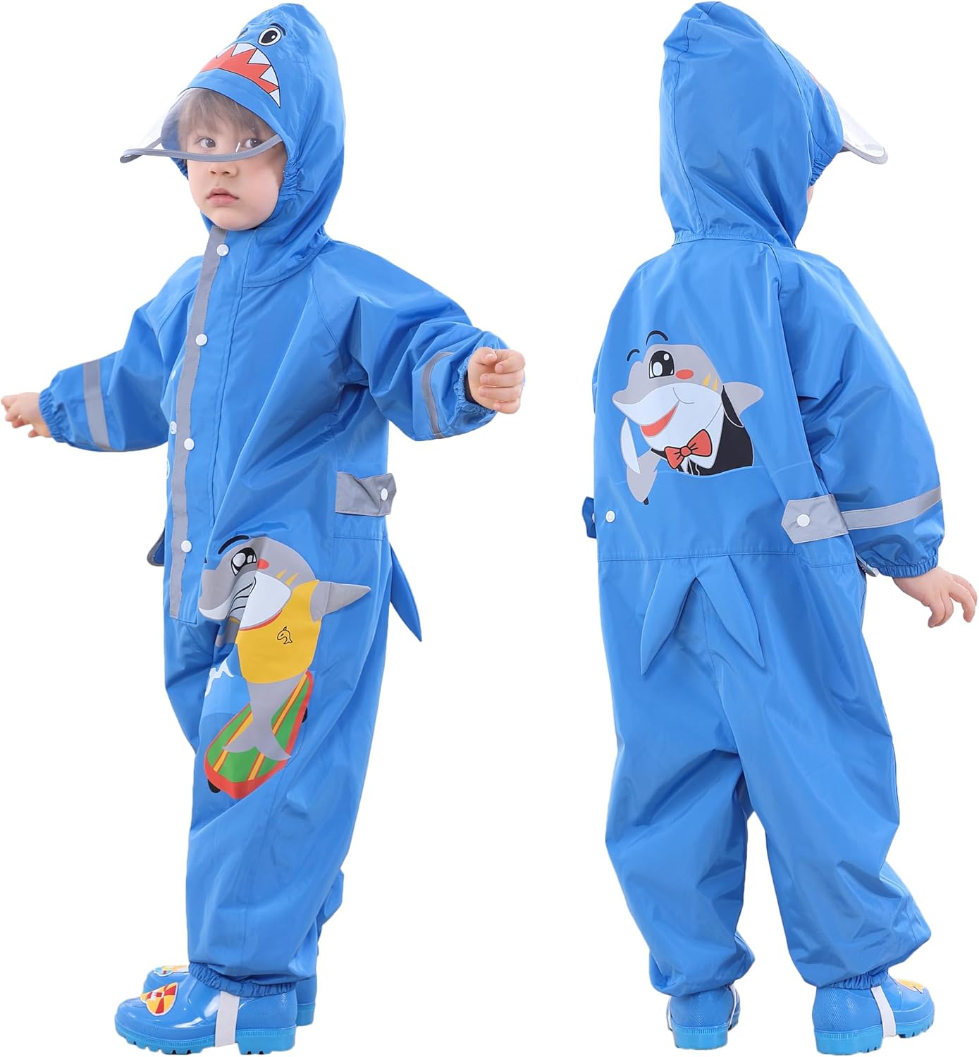 Fewlby Cute Toddler Rain Jacket