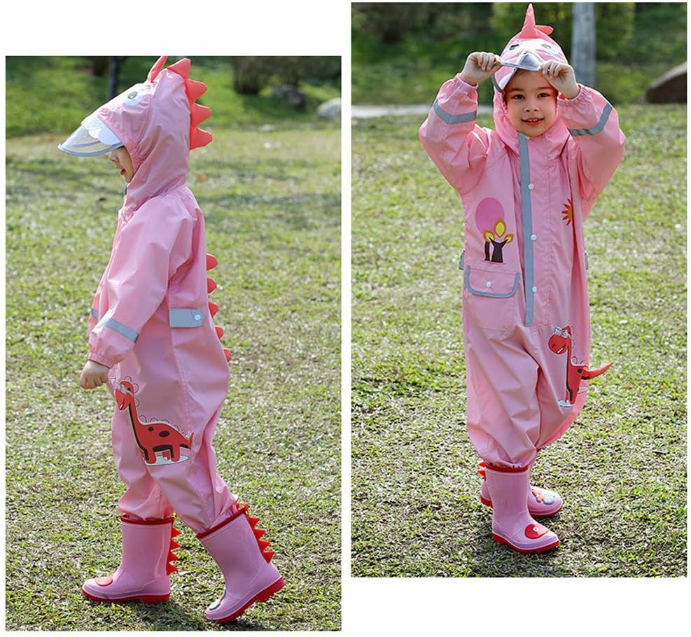 Rainy Day Fun Dinosaur-Printed Toddler Raincoat