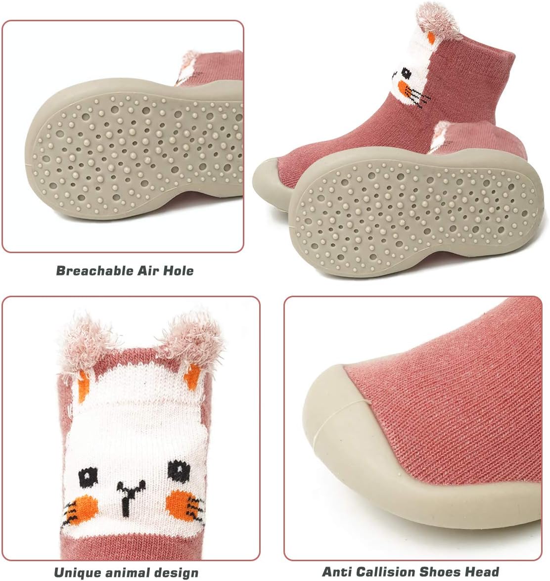 Long-Lived Baby Slipper and Sock Set