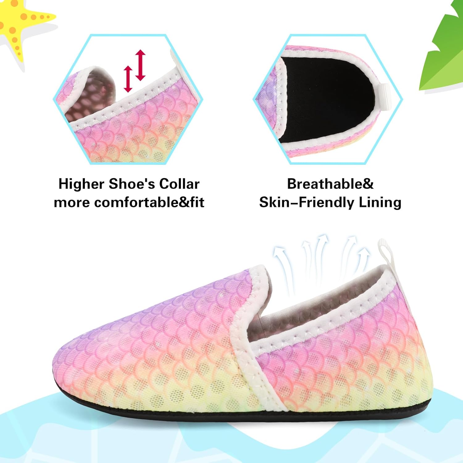Quick Dry Anti-Slip Toddler Water Shoes