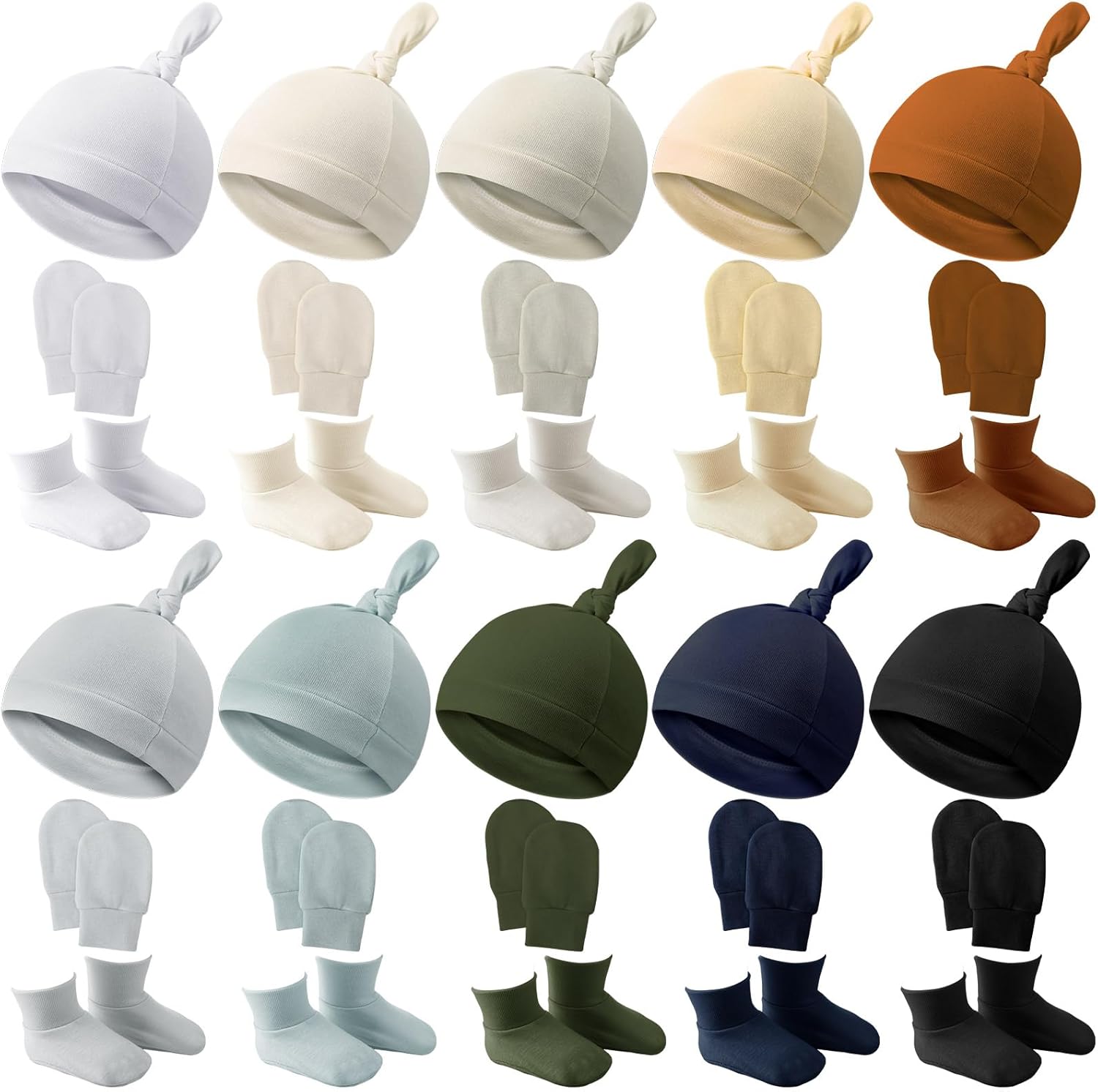 Adorable Newborn Baby Socks Hats Set