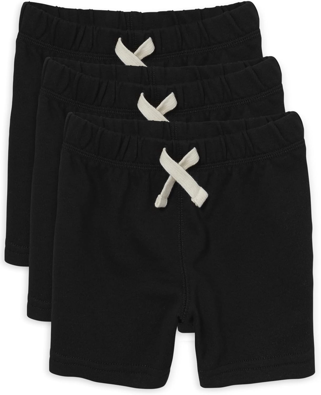 The Childrens Place Boys French Terry Casual Shorts 3-Pk