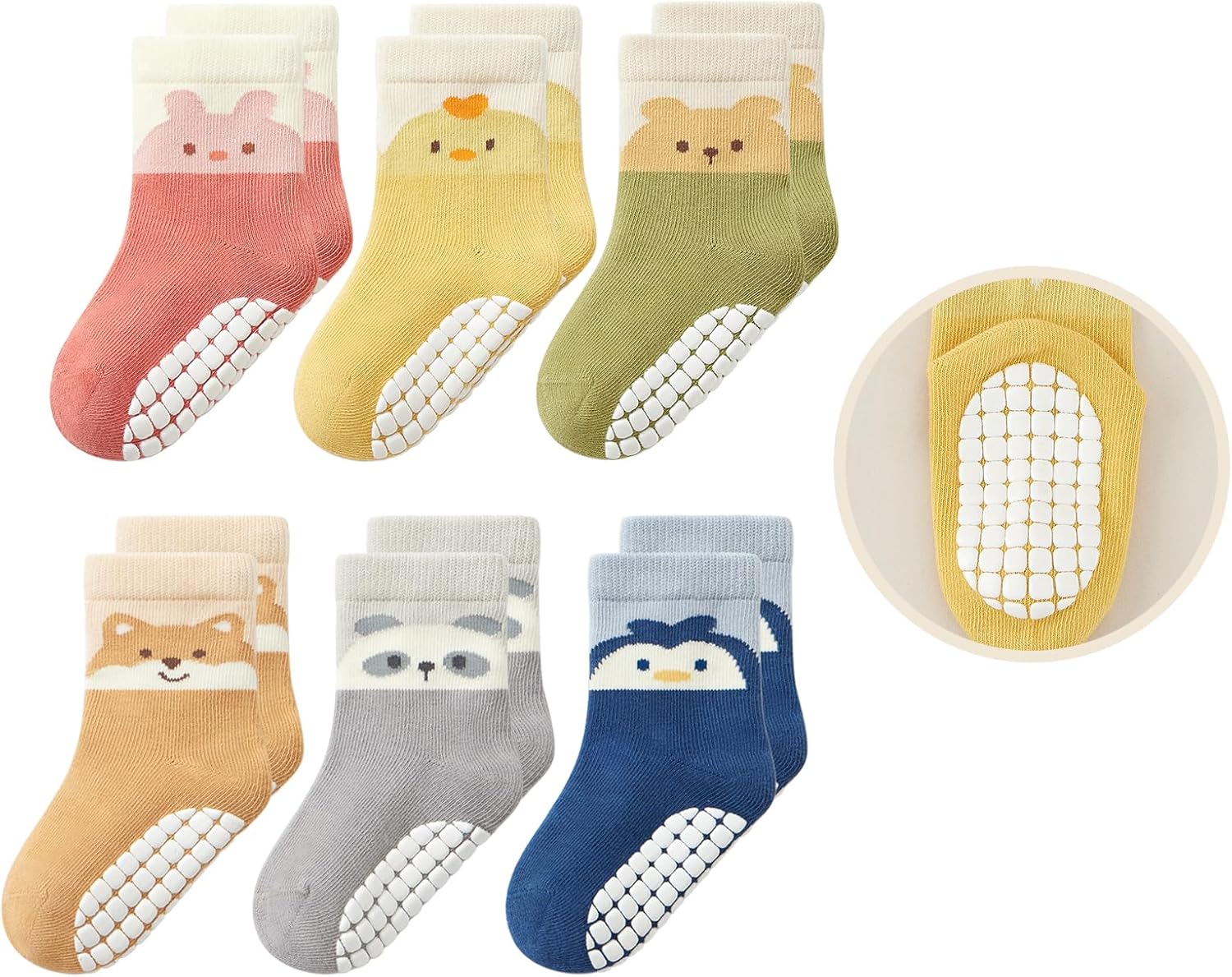 Safety Comfort Baby Non-Slip Ankle Socks