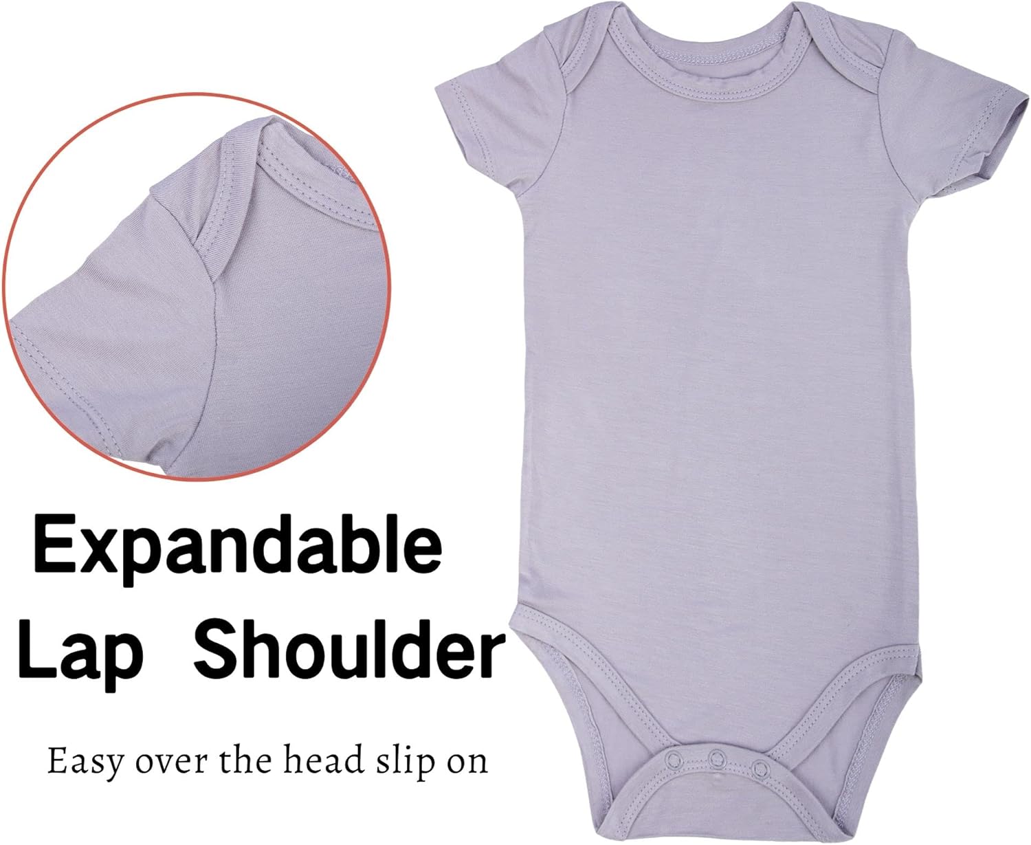 Guisby Baby Short Sleeve Bodysuit