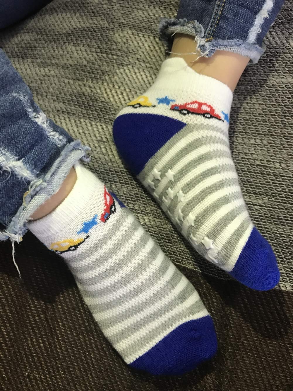 Perfect Gift for Toddler Boys - Anti-Slip Grip Socks
