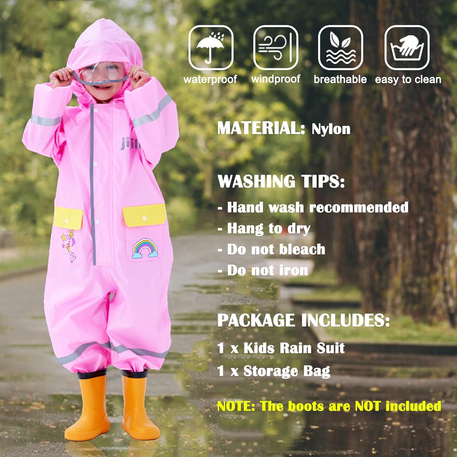 Safe and Fun Rain Immediate waterproof raincoat