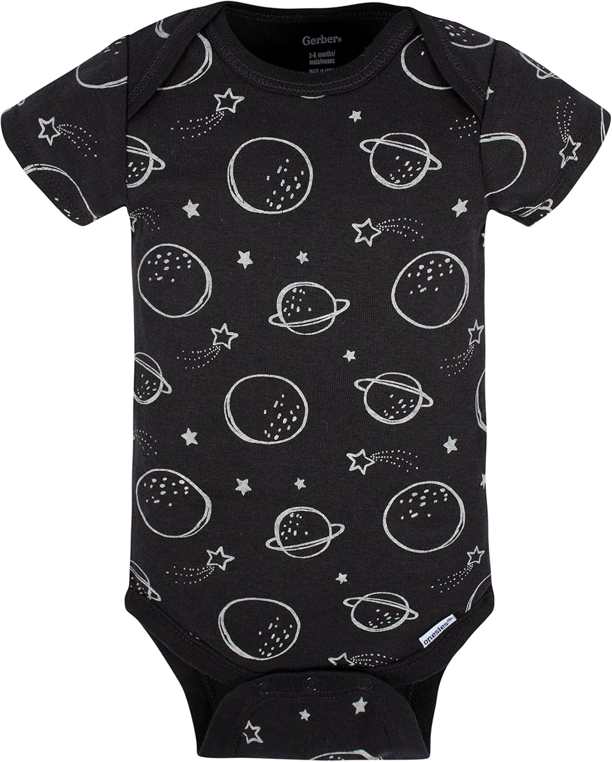 Gerber Baby-Boys 5-Pack Short Sleeve Onesies Perfect for Layering