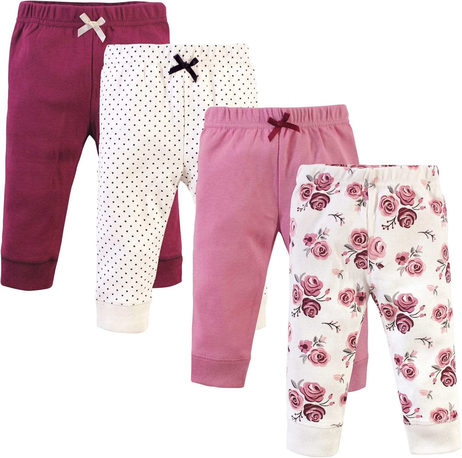 Hudson Baby Cotton Pants Legging Set for Baby Girls