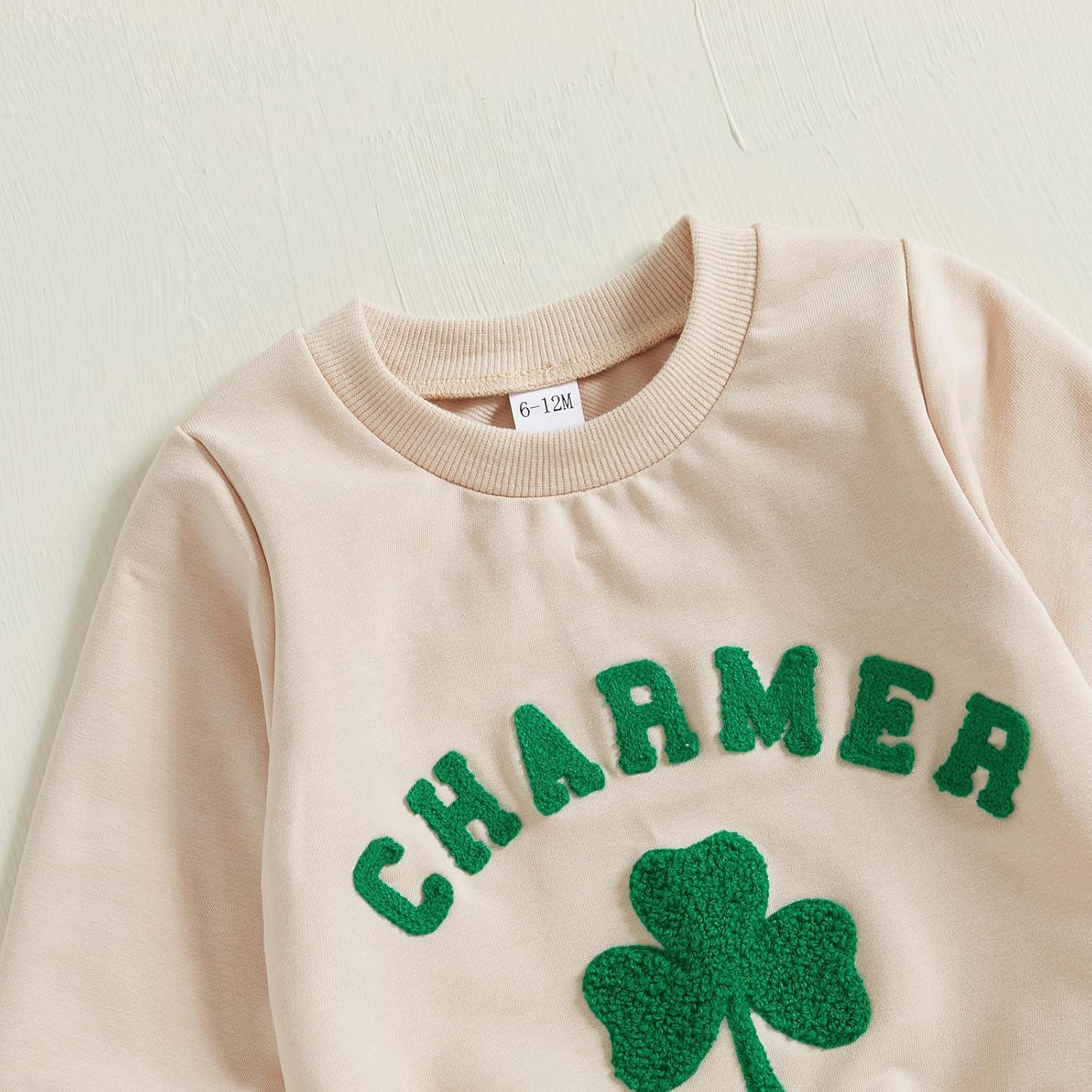 Amnnchya Toddler St Patricks Day Character Set with Shamrock Sweater Pants