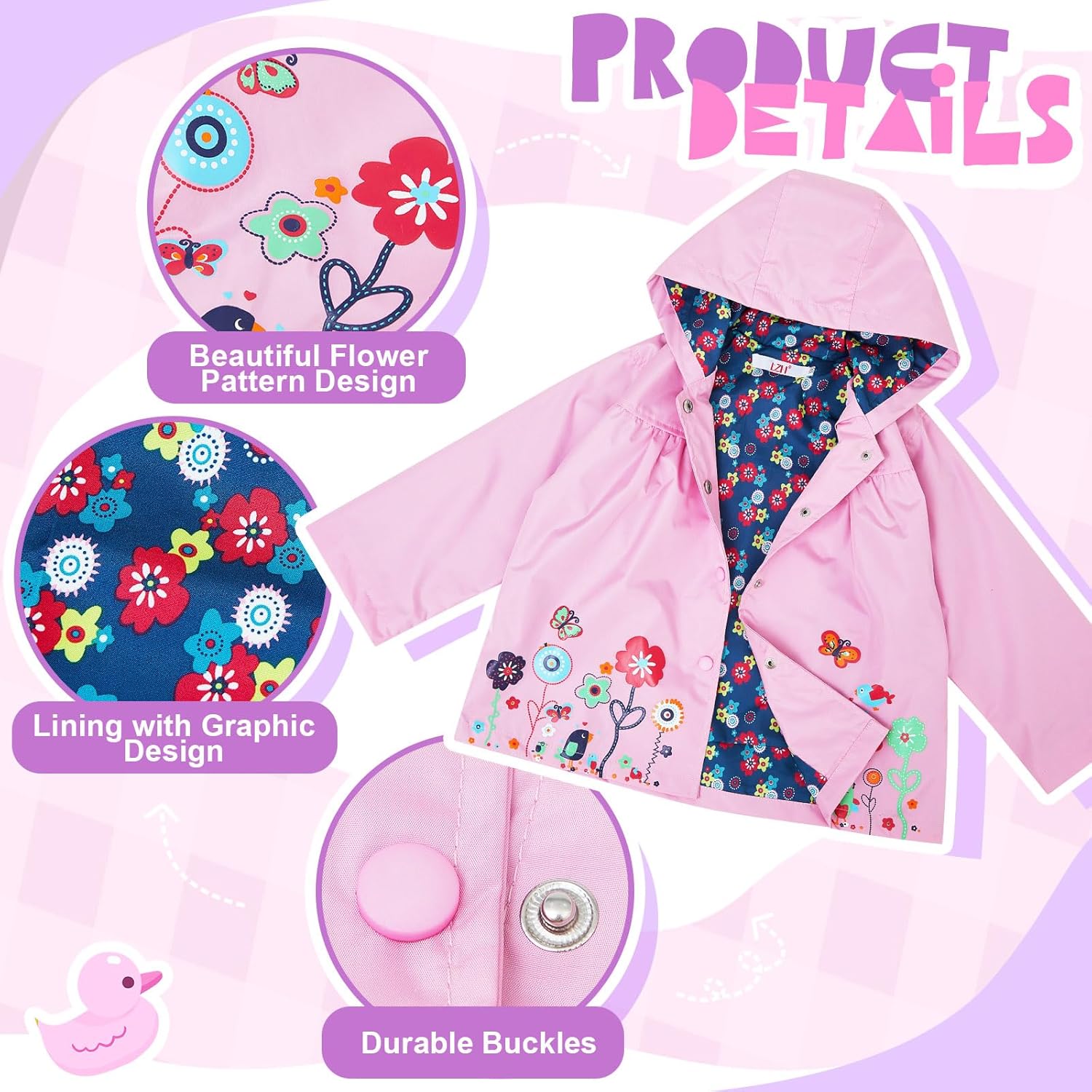Twistover 2-in-1 Toddler Rain Coats Set