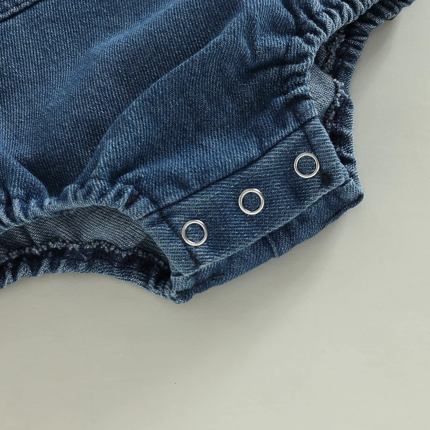 BULINGNA Baby Romper Denim Overalls Summer Comfort for Baby