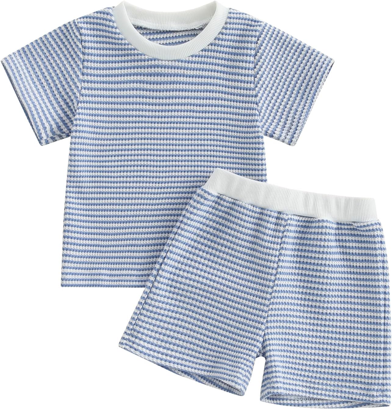 VISGOGO Baby Toddler Summer 2 Piece Short Set