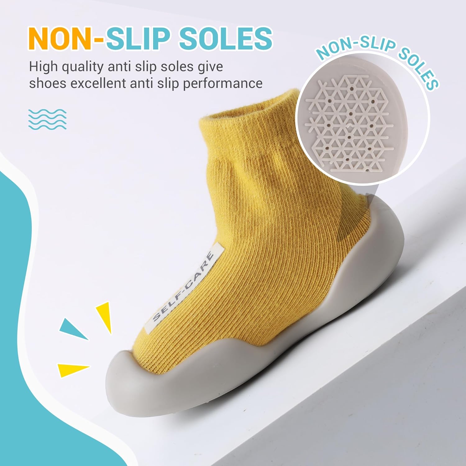 XQXG Perfect for Kids Toddler Non-Slip Baby Shoes