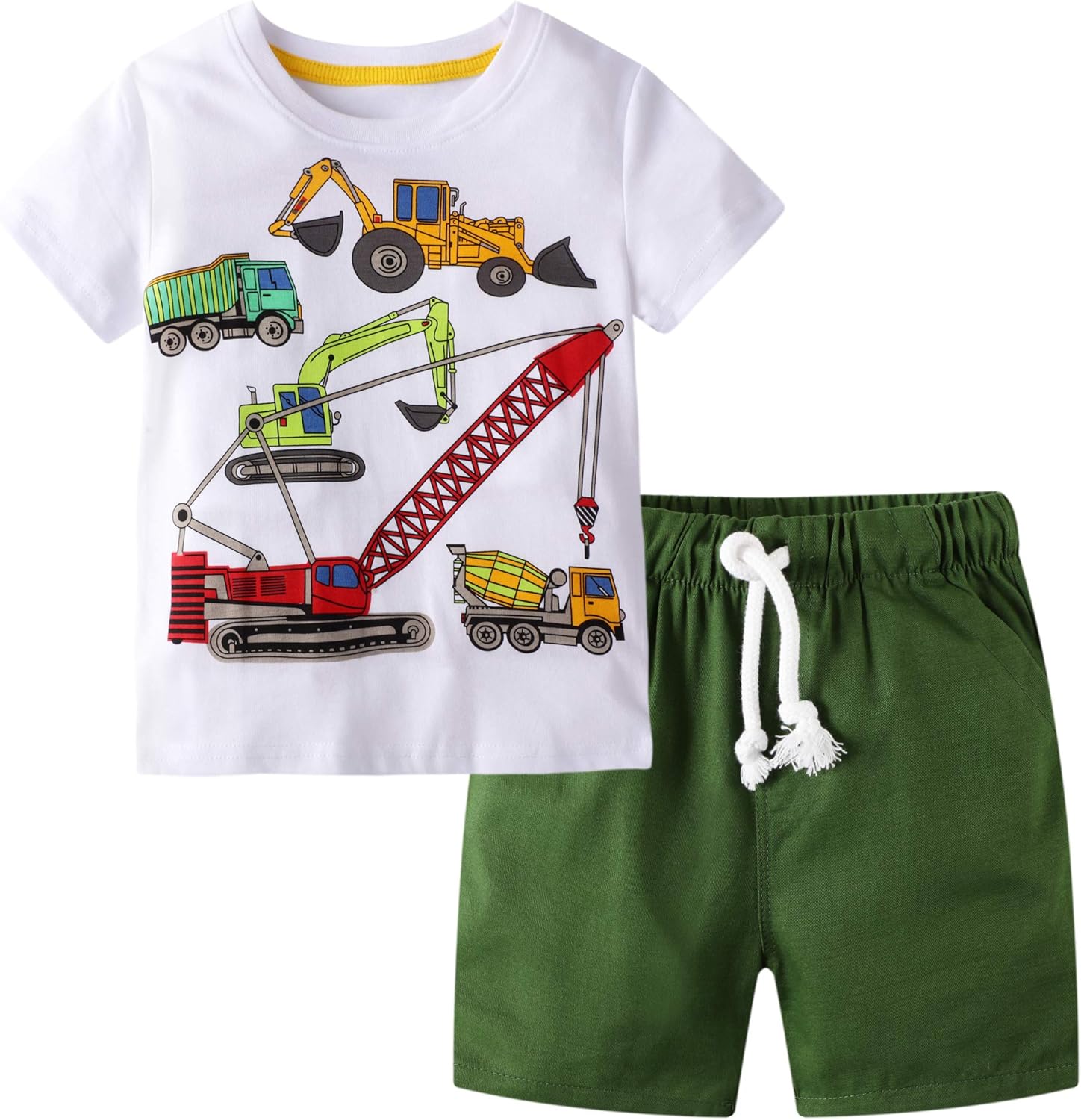 Cool Cotton Toddler Boys Sets 2-7 Dinosaur Shark Animal Pjs