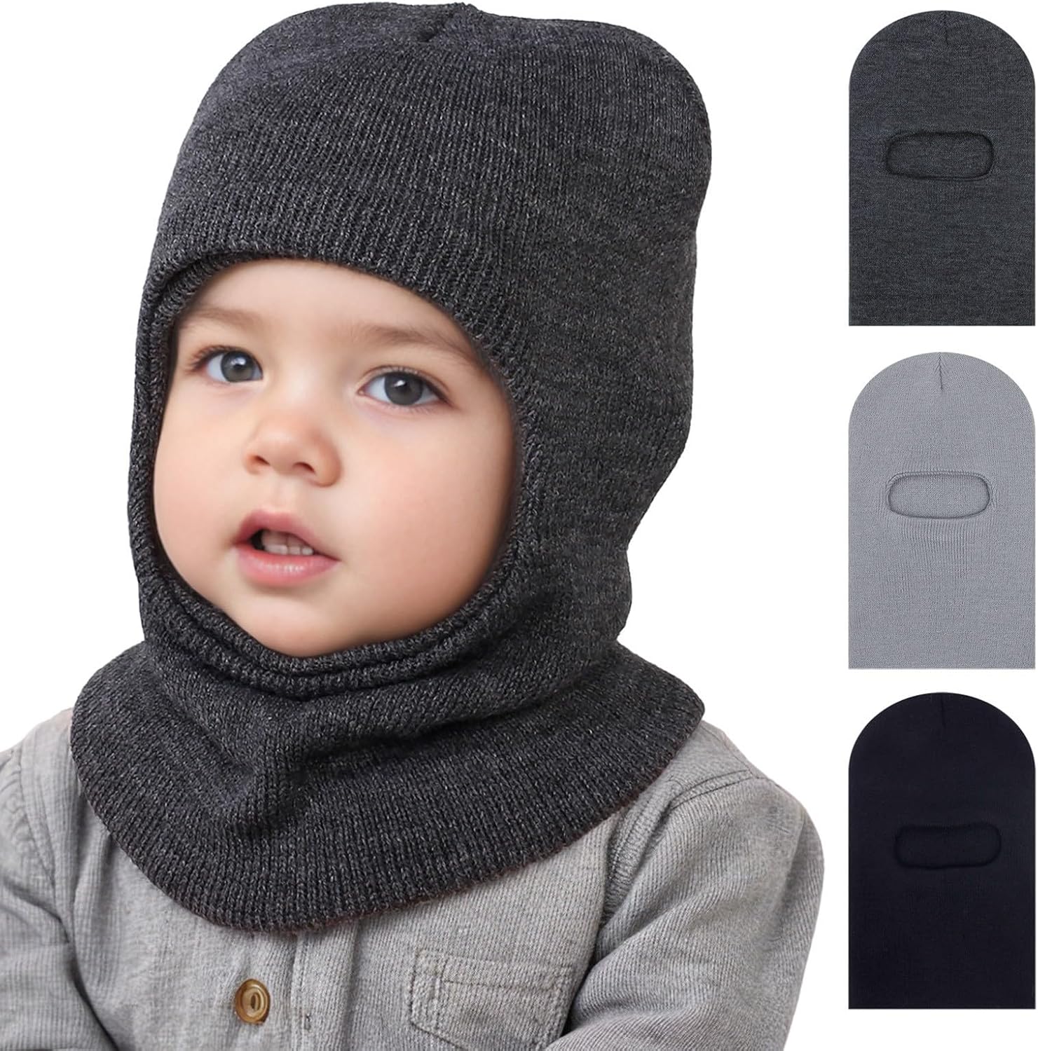Winter Knittedbeanie Hats Set for Kids Adults