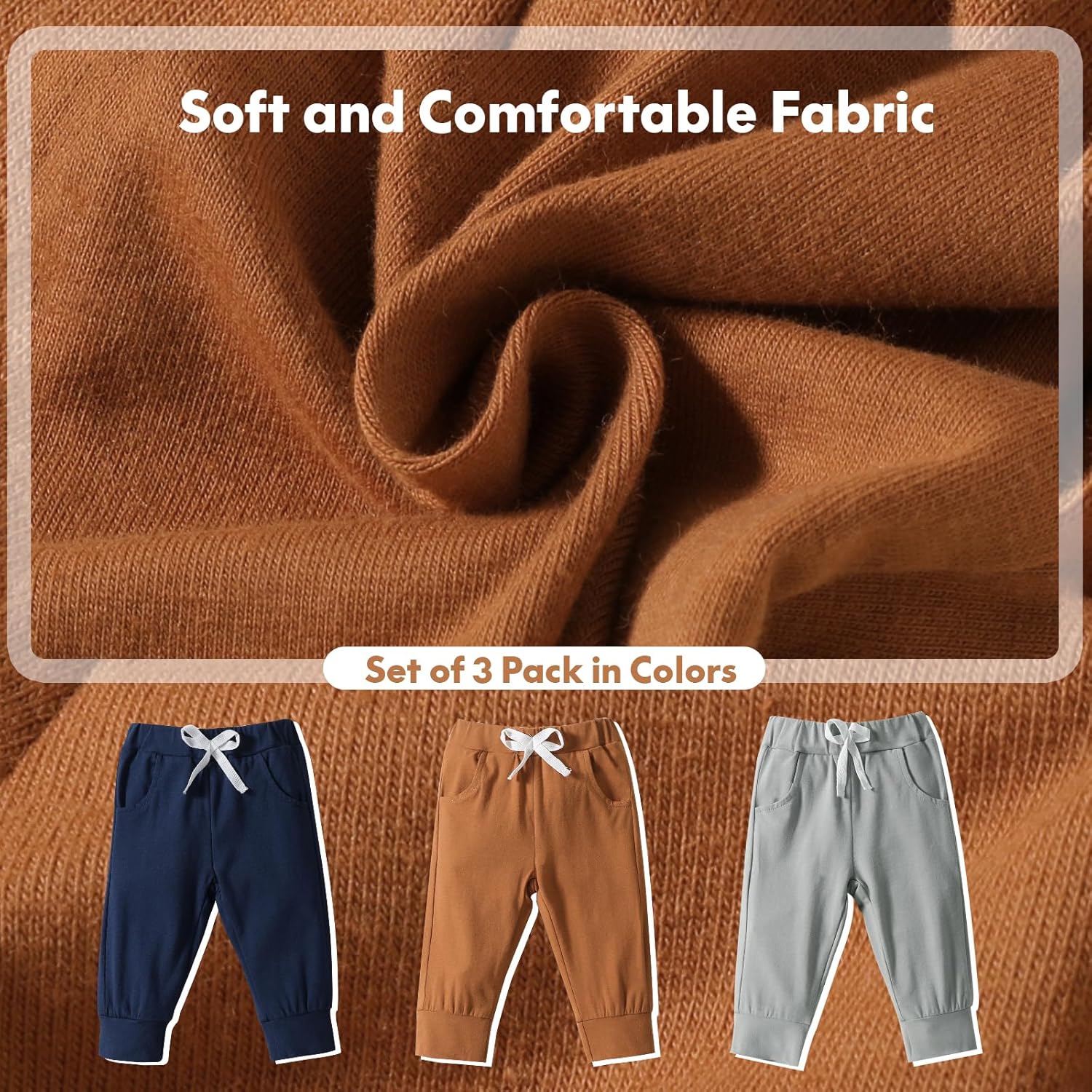 DREAM BUS - Toddler Jogger Pants 3-Piece Set