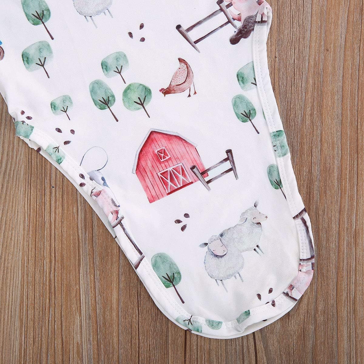 CIYCUIT Knotted Baby Gown Outfit for Newborn