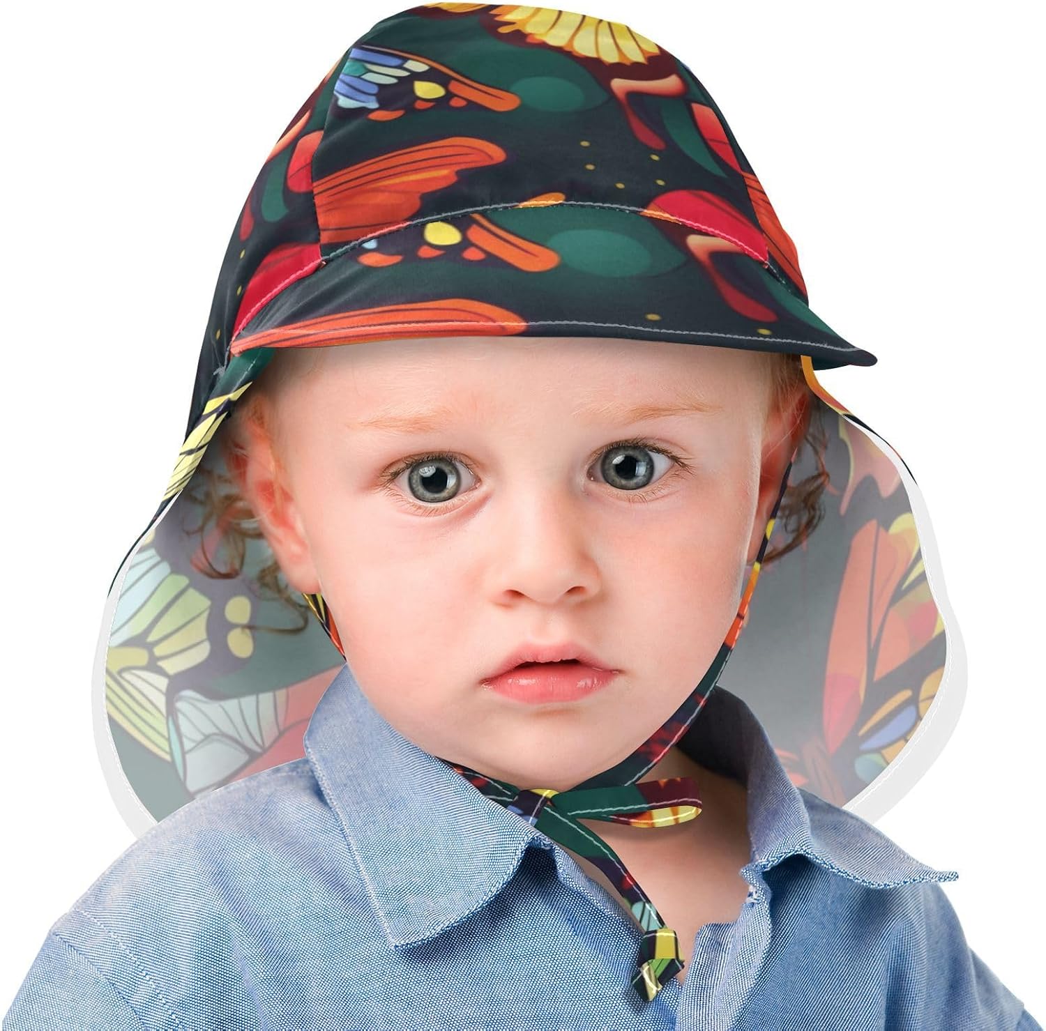 FRODOTGV UV Protection Beach Hat for Baby and Kids