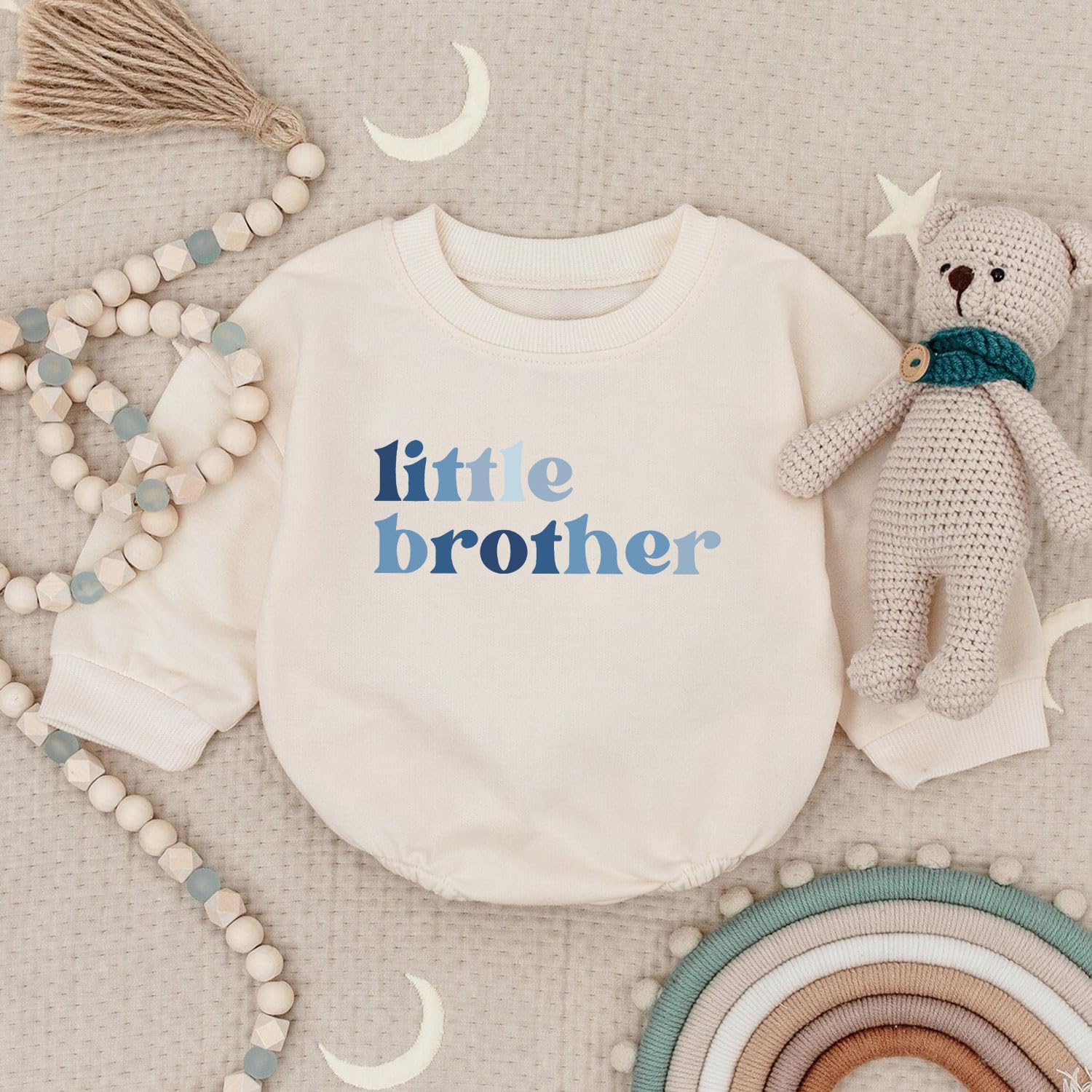 Premium Comfort Style Baby Boy Romper Set for New Little Brothers