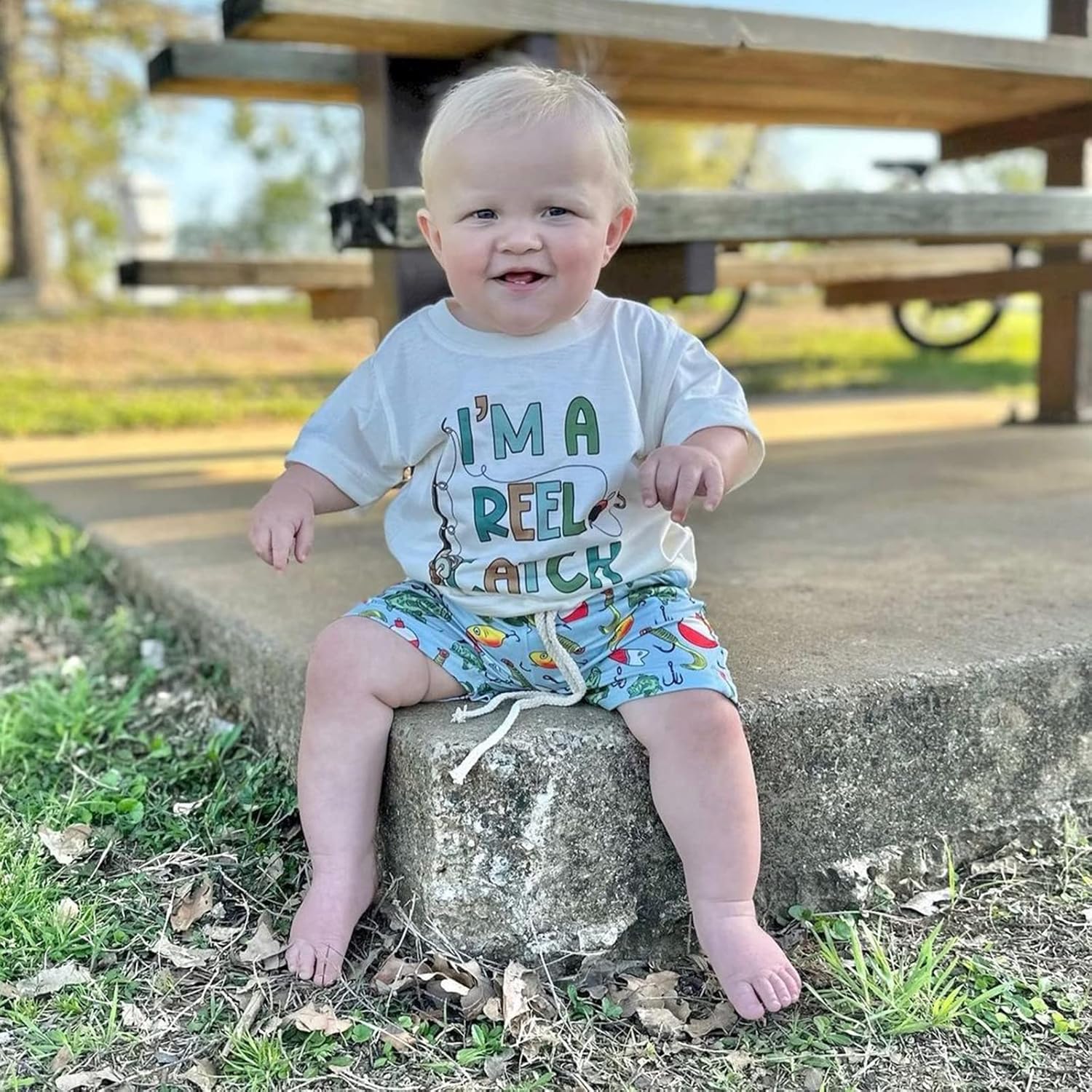 Kupretty Toddler Boys Casual Summer Outfit Set