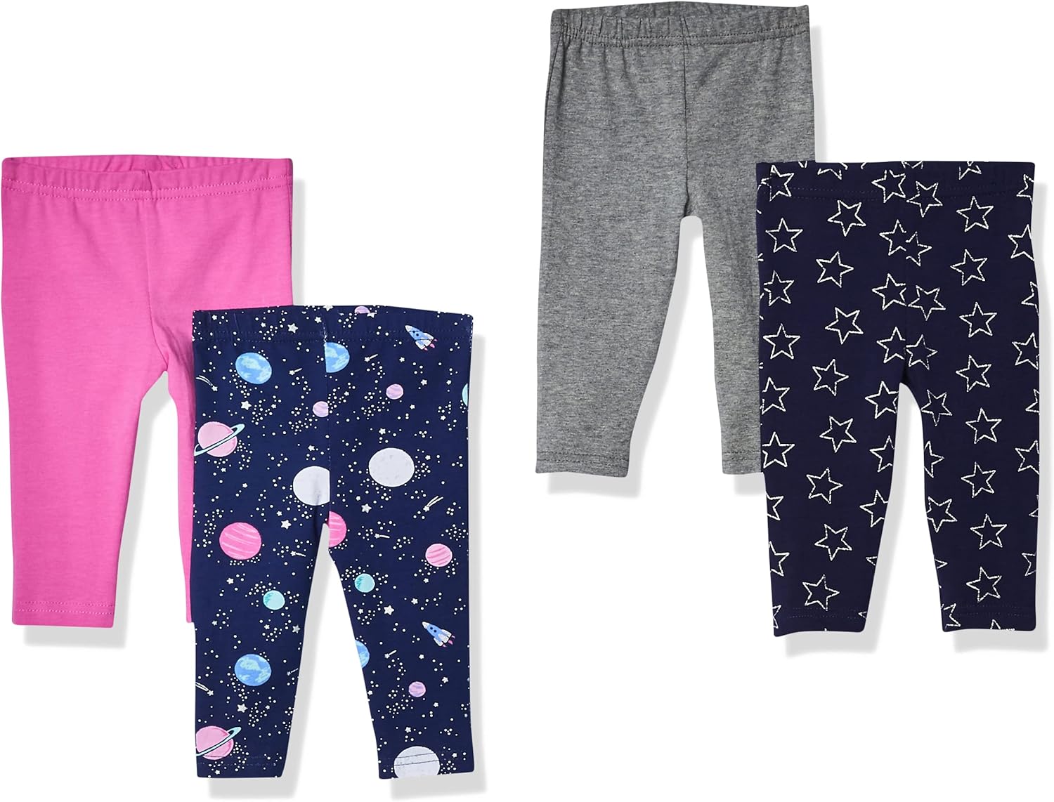 Hudson Babys Cozy Cotton Pants and Leggings for Baby Girls